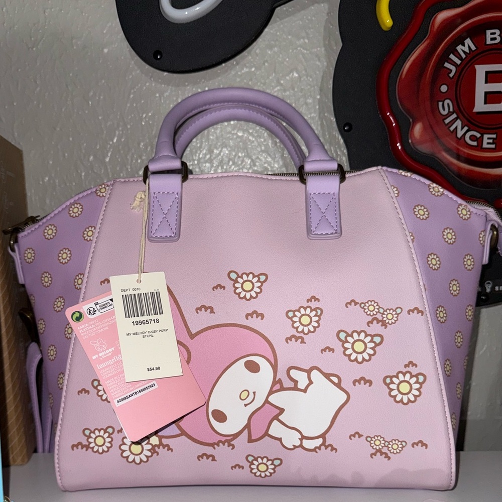 Loungefly My Melody Handbag with Floral Design